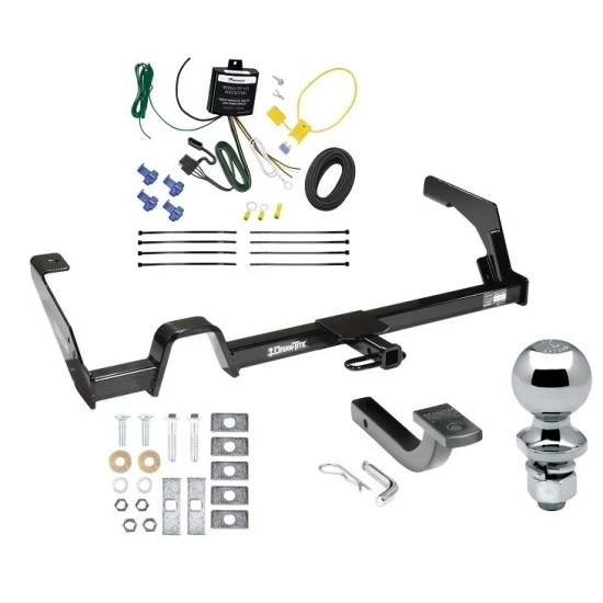 Trailer Tow Hitch For 00-04 Subaru Legacy Sedan and Wagon Complete Package w/ Wiring Draw Bar Kit and 2" Ball