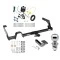 Trailer Tow Hitch For 00-04 Subaru Legacy Sedan and Wagon Complete Package w/ Wiring Draw Bar Kit and 2" Ball