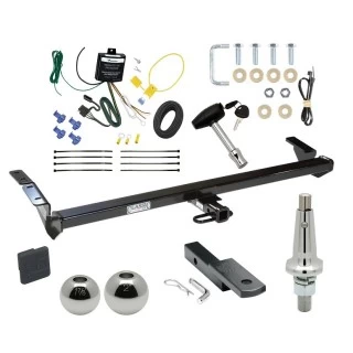 Trailer Tow Hitch For 00-04 Toyota Avalon All Models Ultimate Package w/ Wiring Draw Bar Kit Interchange 2" 1-7/8" Ball Lock and Cover
