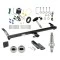 Trailer Tow Hitch For 00-04 Toyota Avalon All Models Ultimate Package w/ Wiring Draw Bar Kit Interchange 2" 1-7/8" Ball Lock and Cover