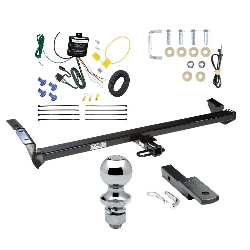 Trailer Tow Hitch For 00-04 Toyota Avalon All Models Complete Package w/ Wiring Draw Bar and 1-7/8" Ball