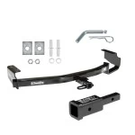 Trailer Tow Hitch For 96-07 Chrysler Dodge Plymouth Town & Country Grand Caravan Voyager w/ 2" Adapter and Pin/Clip