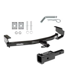 Trailer Tow Hitch For 96-07 Chrysler Dodge Plymouth Town and Country Grand Caravan Voyager Except Stow-n-Go w/ 2" Adapter and Pin/Clip