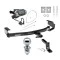 Trailer Tow Hitch For 96-00 Chrysler Dodge Plymouth Town and Country Grand Caravan Voyager Complete Package w/ Wiring Draw Bar Kit and 2" Ball