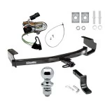 Trailer Tow Hitch For 01-03 Chrysler Town and Country Voyager Dodge Grand Caravan Complete Package w/ Wiring Draw Bar and 1-7/8" Ball