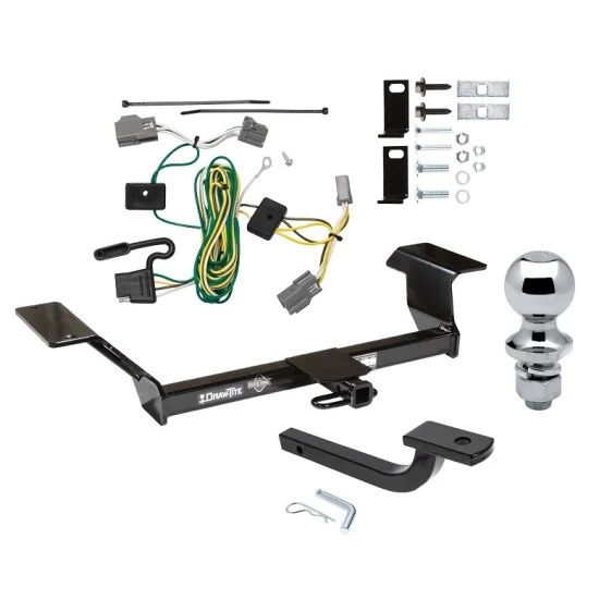 Trailer Tow Hitch For 06-09 Buick Lucerne Complete Package w/ Wiring Draw Bar and 1-7/8" Ball