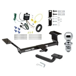 Trailer Tow Hitch For 00-05 Buick LeSabre Pontiac Bonneville (Incl SLE) Complete Package w/ Wiring Draw Bar and 1-7/8" Ball