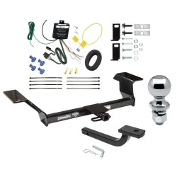 Trailer Tow Hitch For 00-05 Buick LeSabre Pontiac Bonneville (Incl SLE) Complete Package w/ Wiring Draw Bar Kit and 2" Ball