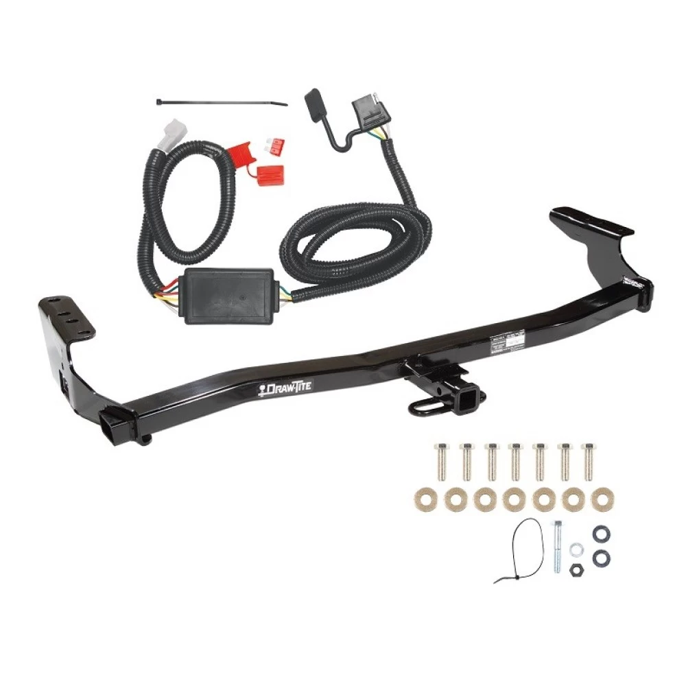 Trailer Tow Hitch For 98-08 Subaru Forester All Models w/ Plug & Play Wiring Kit Class 2