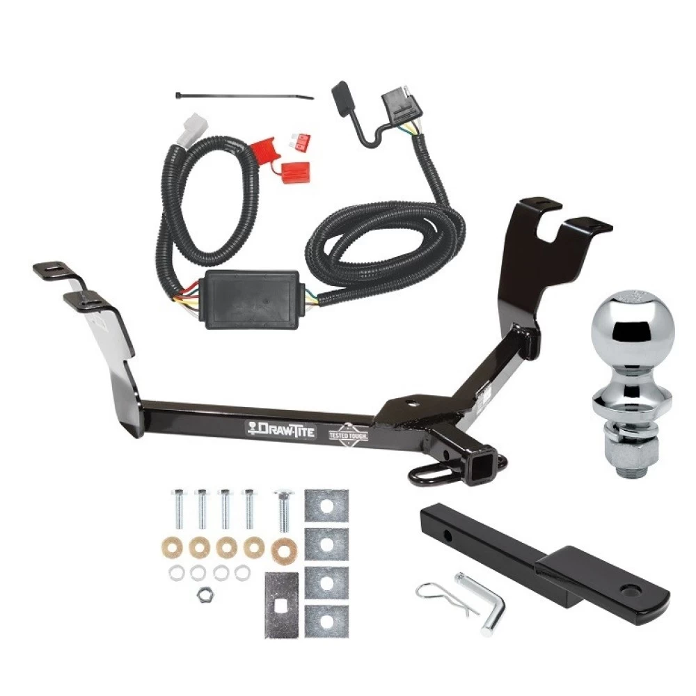 Custom Fit Trailer Hitch Draw-Bar w/ Pin/Clip Wiring Harness (Plug & Play) 1-7/8" Chrome Ball Installation Hardware Installation Instructions 363340 118461 63810 Draw-Tite Trailer Tow Hitch 05-07 Subaru Legacy 05-09 Outback Wagon Complete Package Trailer Tow Hitch For 05-07 Subaru Legacy 05-09 Outback Wagon Complete Package w/ Wiring Draw Bar and 1-7/8" Ball