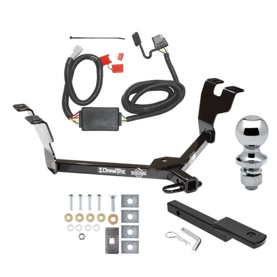 Custom Fit Trailer Hitch Draw-Bar w/ Pin/Clip Wiring Harness (Plug & Play) 1-7/8" Chrome Ball Installation Hardware Installation Instructions 363340 118461 63810 Draw-Tite Trailer Tow Hitch 05-07 Subaru Legacy 05-09 Outback Wagon Complete Package Trailer Tow Hitch For 05-07 Subaru Legacy 05-09 Outback Wagon Complete Package w/ Wiring Draw Bar and 1-7/8" Ball
