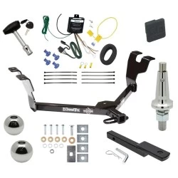 Trailer Tow Hitch For 05-09 Subaru Legacy 05-07 Outback Sedan Ultimate Package w/ Wiring Draw Bar Kit Interchange 2" 1-7/8" Ball Lock and Cover