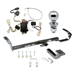 Trailer Tow Hitch For 02-06 Toyota Camry All Models Complete Package w/ Wiring Draw Bar Kit and 2" Ball
