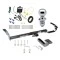 Trailer Tow Hitch For 95-99 Toyota Avalon 99-03 Solara 97-06 Lexus ES300 ES330 Sedan Complete Package w/ Wiring Draw Bar and 1-7/8" Ball