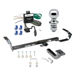 Trailer Tow Hitch For 97-06 Toyota Camry Lexus ES300 ES330 Sedan 95-99 Avalon 99-03 Solara Complete Package w/ Wiring Draw Bar and 1-7/8" Ball