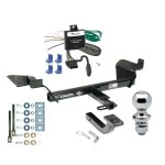 Trailer Tow Hitch For 98-02 Oldsmobile Intrigue All Models Complete Package w/ Wiring Draw Bar and 1-7/8" Ball