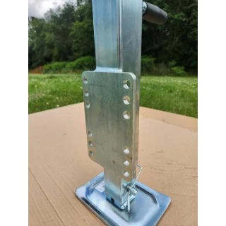 Fulton Fixed Mount Drop Leg Trailer Jack 5,000 lbs 28" Travel Bolt-On