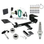 Trailer Tow Hitch For 06-13 Chevy Impala Ultimate Package w/ Wiring Draw Bar Kit Interchange 2" 1-7/8" Ball Lock and Cover