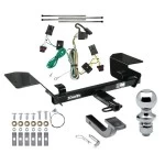 Trailer Tow Hitch For 00-05 Chevy Impala Complete Package w/ Wiring Draw Bar Kit and 2" Ball