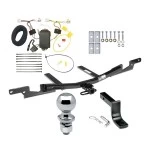 Trailer Tow Hitch For 07-11 Toyota Camry Sedan Complete Package w/ Wiring Draw Bar Kit and 2" Ball