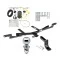 Trailer Tow Hitch For 07-12 Lexus ES350 All Models Complete Package w/ Wiring Draw Bar Kit and 2" Ball