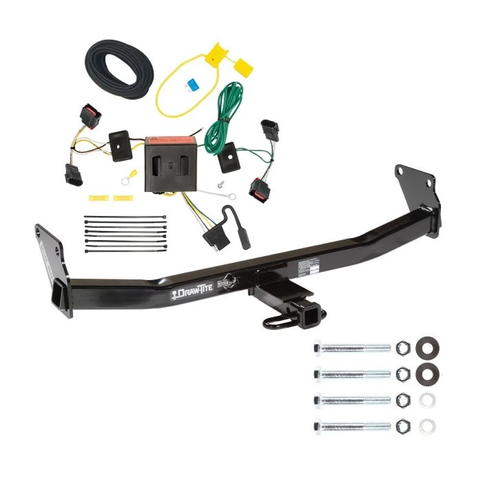 Trailer Tow Hitch For 08-17 Jeep Patriot All Models w/ Wiring Harness Kit