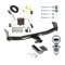 Trailer Tow Hitch For 11-16 Jeep Compass 17-17 (Old Body Style) Complete Package w/ Wiring Draw Bar Kit and 2" Ball
