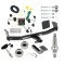Trailer Tow Hitch For 08-17 Jeep Patriot All Models Ultimate Package w/ Wiring Draw Bar Kit Interchange 2" 1-7/8" Ball Lock and Cover