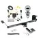 Trailer Tow Hitch For 11-16 Chrysler Town and Country 21-21 Grand Caravan 11-20 Dodge Grand Caravan 12-15 RAM C/V Complete Package w/ Wiring Draw Bar Kit and 2" Ball