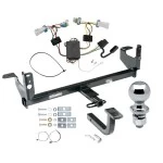 Trailer Tow Hitch For 07-09 Saturn Aura Complete Package w/ Wiring Draw Bar Kit and 2" Ball