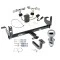 Trailer Tow Hitch For 07-09 Saturn Aura All Models Complete Package w/ Wiring Draw Bar Kit and 2" Ball