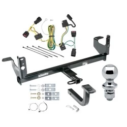 Trailer Tow Hitch For 08-12 Chevrolet Malibu Excluding LTZ Complete Package w/ Wiring Draw Bar and 1-7/8" Ball