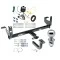 Trailer Tow Hitch For 08-12 Chevrolet Malibu LTZ Model Complete Package w/ Wiring Draw Bar Kit and 2" Ball
