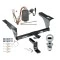 Trailer Tow Hitch For 10-19 Subaru Outback Wagon Complete Package w/ Wiring Draw Bar Kit and 2" Ball