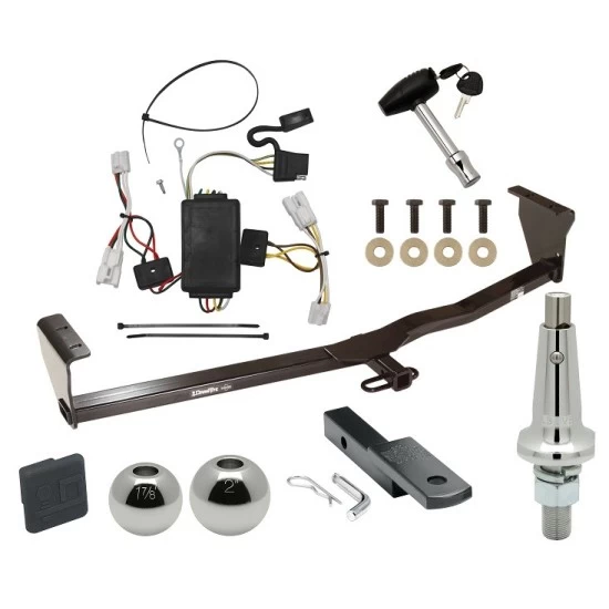 Custom Fit Trailer Hitch Draw-Bar w/ Pin/Clip Wiring Harness (Plug & Play) Interchangeable 2" & 1-7/8" Ball Security Lock Pin Rubber Hitch Plug Cover Installation Hardware Installation Instructions 365110 118415 63802 580407 2211 Draw-T Trailer Tow Hitch For 10-12 Hyundai Santa Fe Ultimate Package w/ Wiring Draw Bar Kit Interchange 2" 1-7/8" Ball Lock and Cover