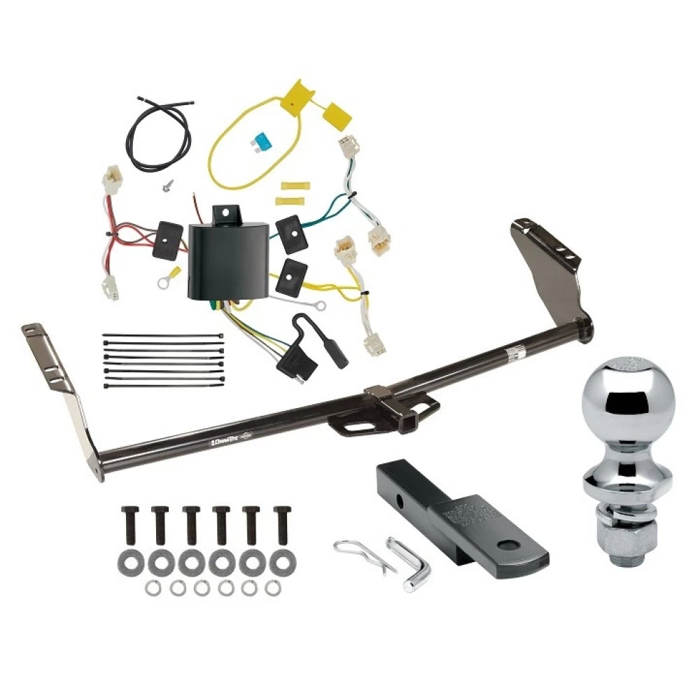 Trailer Tow Hitch For 15-20 Toyota Sienna Exc SE Complete Package w/ Wiring Draw Bar and 1-7/8" Ball