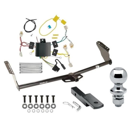 Trailer Tow Hitch For 15-20 Toyota Sienna Exc SE Complete Package w/ Wiring Draw Bar and 1-7/8" Ball