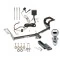 Trailer Tow Hitch For 12-16 Honda CR-V All Models Class 2 Complete Package w/ Wiring Draw Bar Kit and 2" Ball
