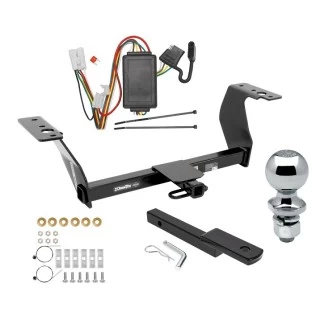 Trailer Tow Hitch For 14-18 Subaru Forester All Models Complete Package w/ Wiring Draw Bar Kit and 2" Ball