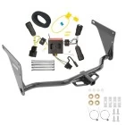 Trailer Tow Hitch For 13-16 Ford Escape Class 2 Complete Package w/ Wiring Draw Bar and 1-7/8" Ball