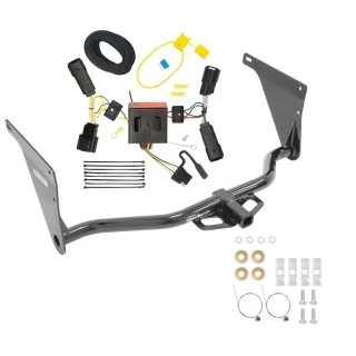 Trailer Tow Hitch For 13-16 Ford Escape Class 2 Complete Package w/ Wiring Draw Bar and 1-7/8" Ball