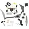Trailer Tow Hitch For 13-16 Ford Escape All Models Class 2 Ultimate Package w/ Wiring Draw Bar Kit Interchange 2" 1-7/8" Ball Lock and Cover