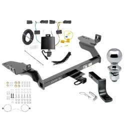 Trailer Tow Hitch For 19-19 Ford Escape All Models Complete Package w/ Wiring Draw Bar Kit and 2" Ball