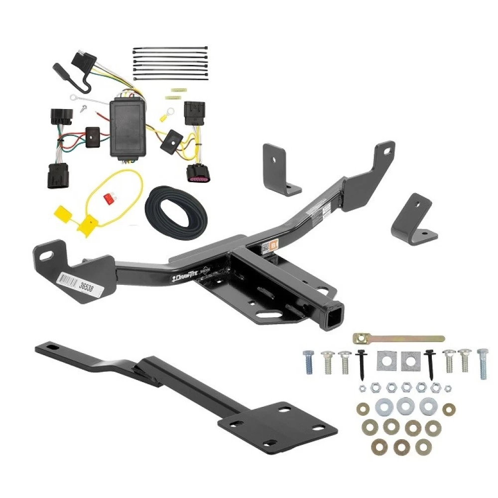 Trailer Tow Hitch For 10-16 Buick LaCrosse All Models Class 2 w/ Plug & Play Wiring Kit