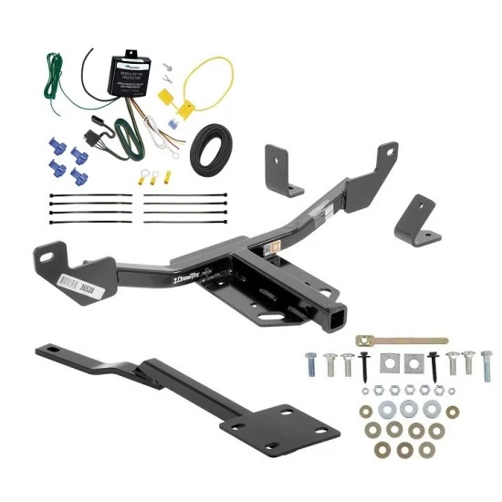 Trailer Tow Hitch For 11-17 Buick Regal 13-15 Chevy Malibu (2016 Old Body) 13-19 Cadillac XTS Class 2 w/ Wiring Harness Kit