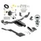 Trailer Tow Hitch For 14-20 Chevrolet Impala (New Body Style) Class 2 Complete Package w/ Wiring Draw Bar Kit and 2" Ball