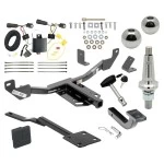 Custom Fit Trailer Hitch Draw-Bar w/ Pin/Clip Wiring Harness (Plug & Play) Interchangeable 2" & 1-7/8" Ball Security Lock Pin Rubber Hitch Plug Cover Installation Hardware Installation Instructions 365380 118639 63802 580407 2211 Draw-T Trailer Tow Hitch For 14-17 Buick Regal Class 2 Ultimate Package w/ Wiring Draw Bar Kit Interchange 2" 1-7/8" Ball Lock and Cover
