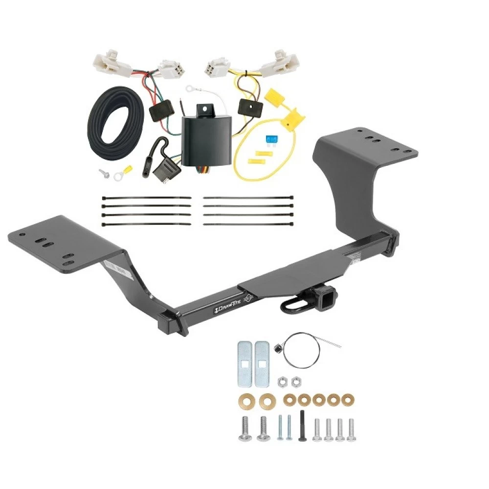 Trailer Tow Hitch For 13-18 Toyota Avalon All Models Class 2 w/ Plug & Play Wiring Kit