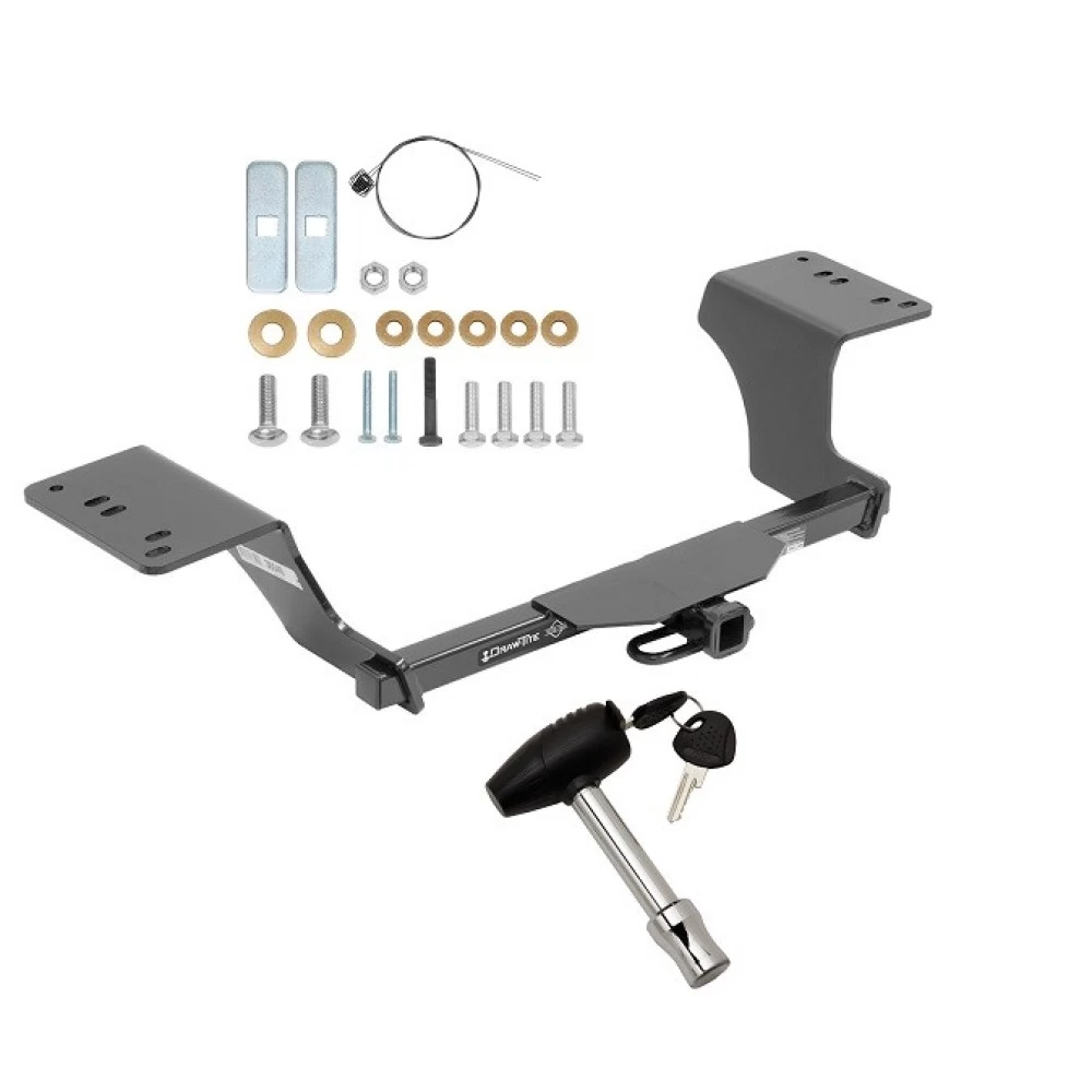 Trailer Tow Hitch For 12-17 Toyota Camry 13-18 Avalon w/ Security Lock Pin Key