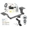 Trailer Tow Hitch For 12-17 Toyota Camry All Models Class 2 Complete Package w/ Wiring Draw Bar Kit and 2" Ball